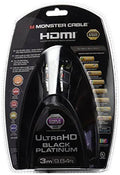 Monster 3 Meter Black Platinum Ultimate High Speed HDMI Cable with Ethernet
