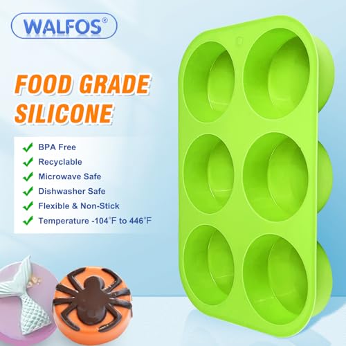 Silicone Mold for Baking, Half Sphere Chocolate Cake Jelly Mold (2 Packs) L40364