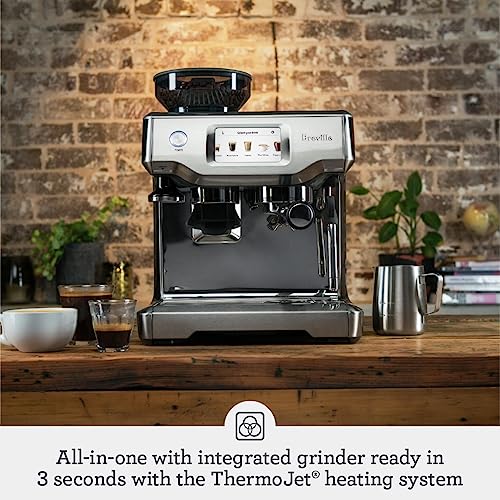 Breville Barista Touch Espresso Machine BES880BSS, Brushed Stainless Steel Y6746