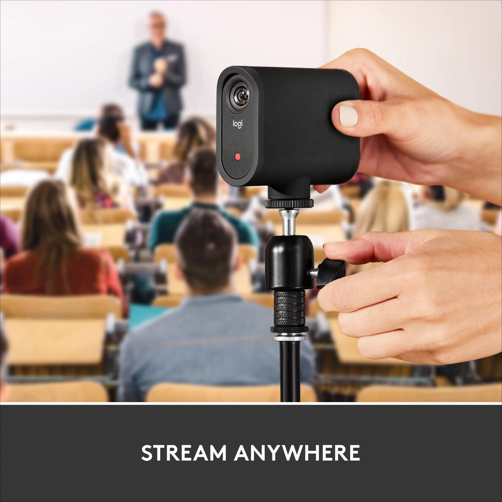 Logitech Mevo Start Wireless Live Streaming Camera, 1080p HD, Black U540187