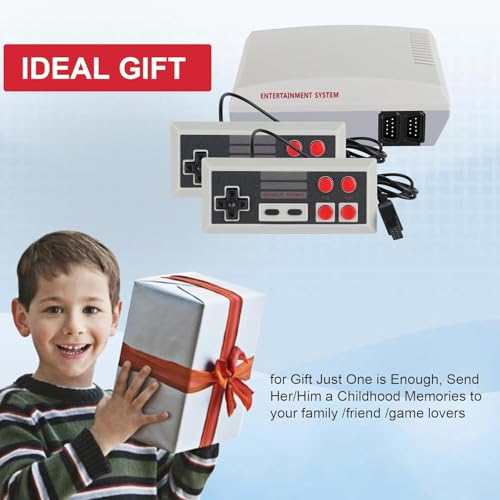 Retro TV Game Console with 300+ Classic Games and 2 Controllers P62376