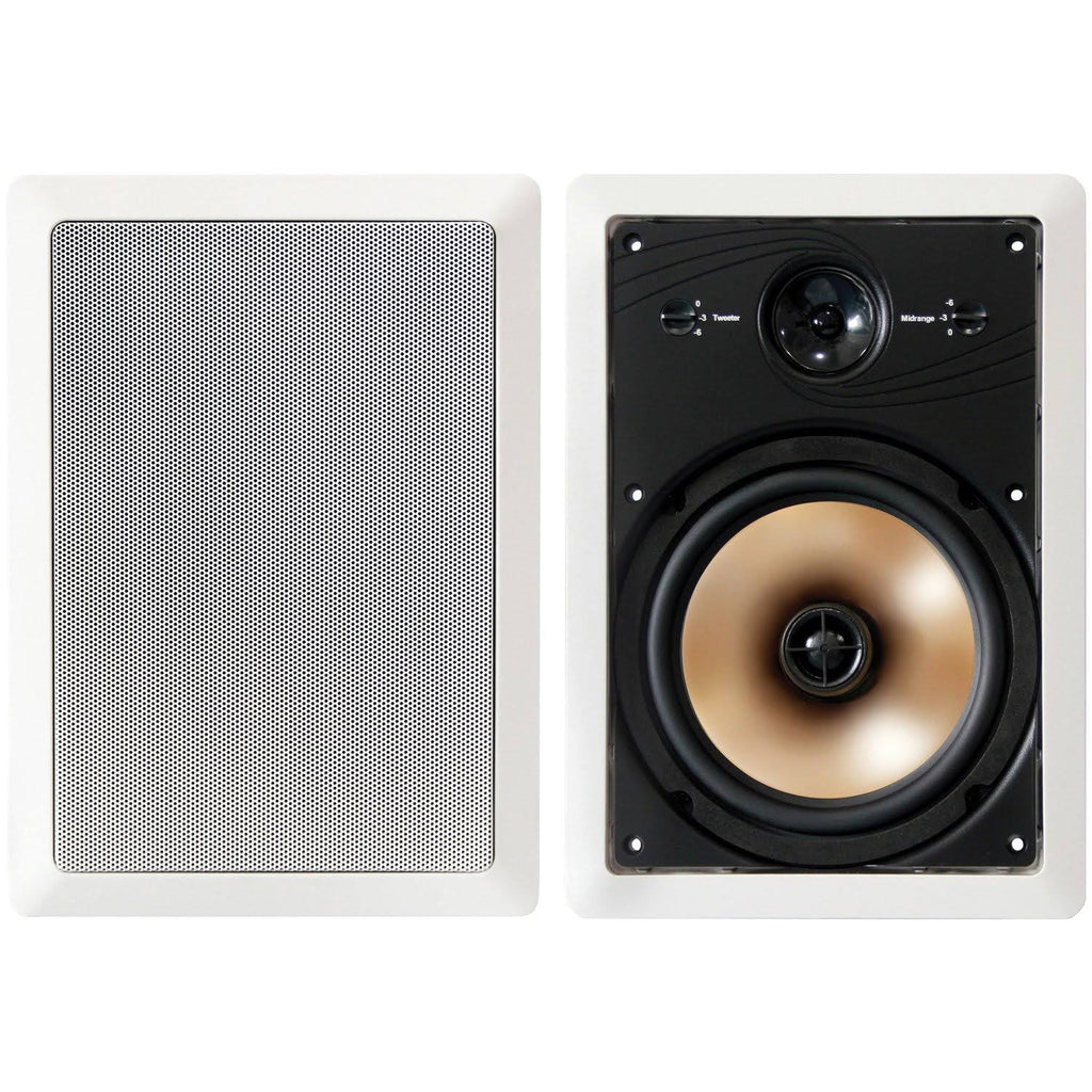 Bic America HT8W 3-Way Acoustech In-Wall Speakers A7247