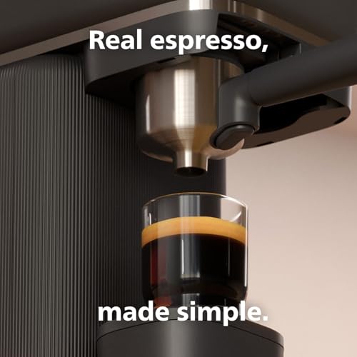 Philips Baristina Espresso Machine, Compact, 16 Bar Pump Pressure, Black B155