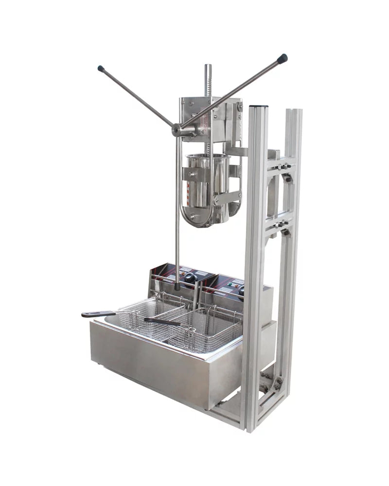 INTSUPERMAI Spanish Churros Maker with Electric Deep Fryer 12L A390051