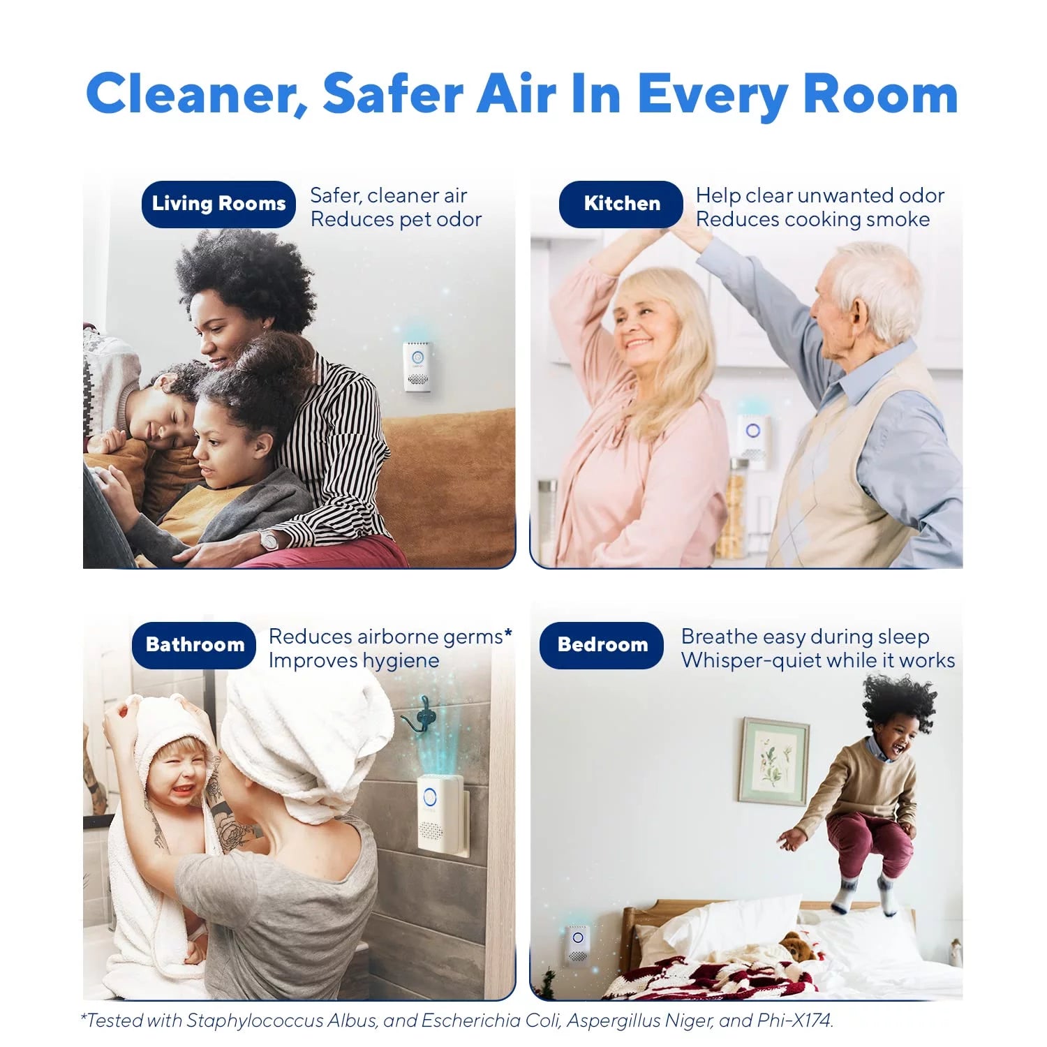 Clarifion ODRx Air Purifier for Home, Bedrooms, UVC Light, Quiet Z7270