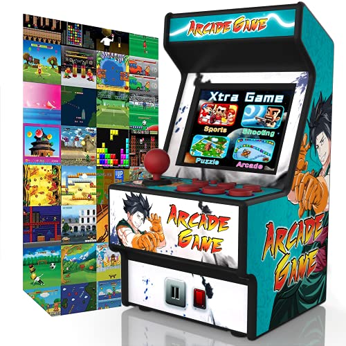 Mini Arcade Machine, Retro Handheld Console with 156 Classic Games C832