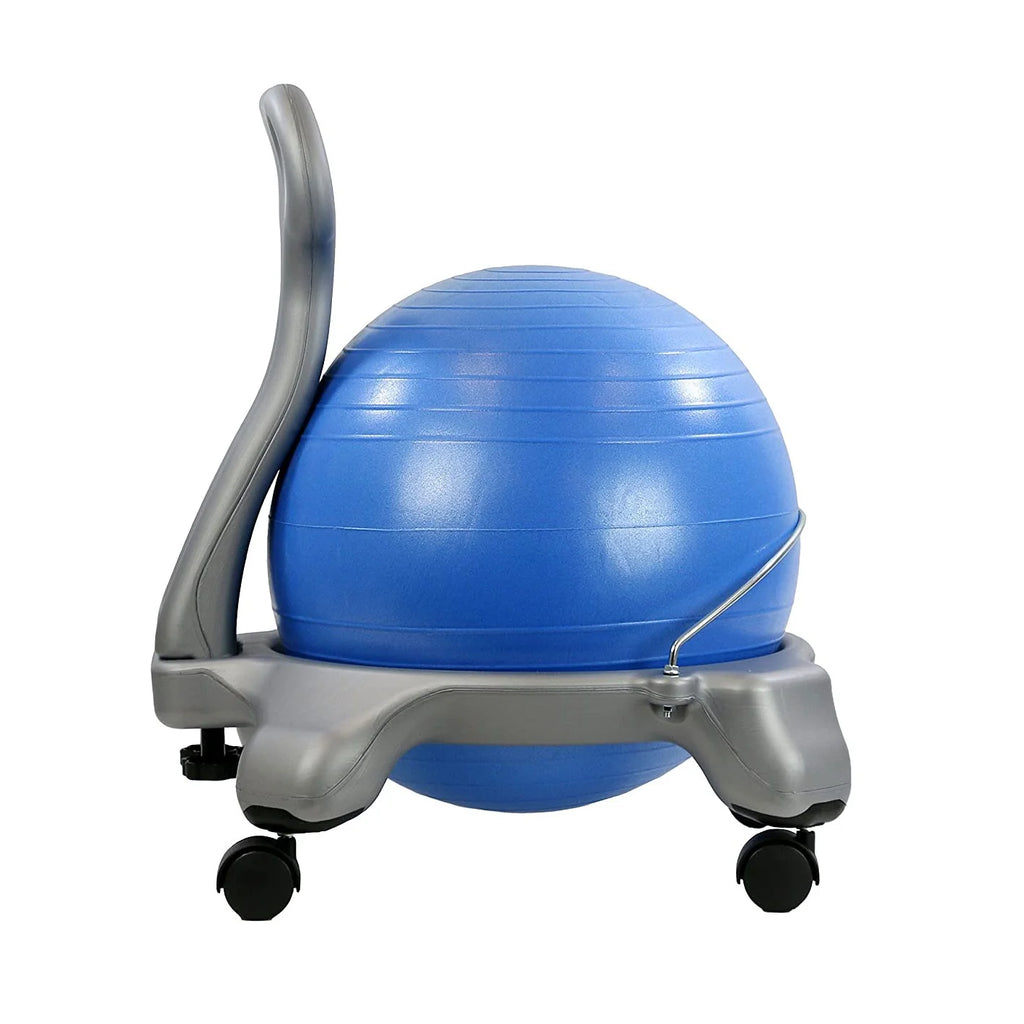CanDo Child Plastic Mobile Ball Chair with Back L800