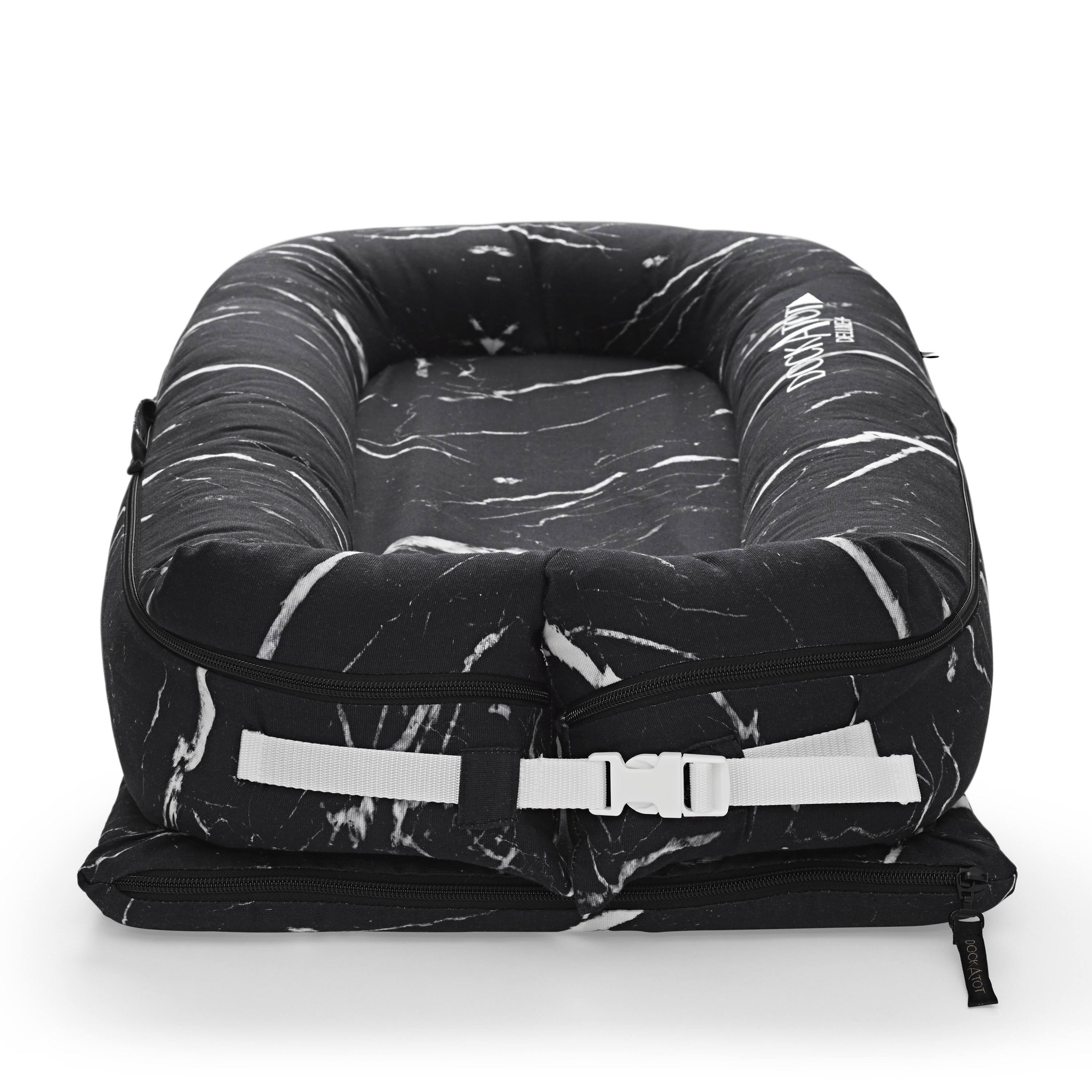 DockATot Deluxe+ Dock - Black Marble J1739