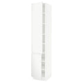 IKEA - SEKTION High Cabinet with shelves/2 Doors, white/Voxtorp Matt White, 18x24x90 79345810