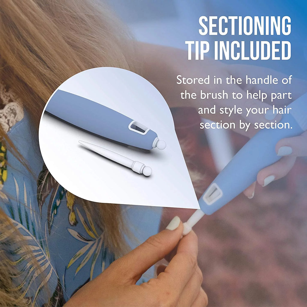 Osensia Ceramic Ion Thermic Round Brush for Blow Drying, 1.3 inch Z728