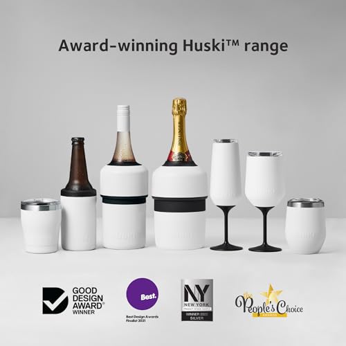 Huski Champagne Flute 8oz Stainless Steel with Lid T470030