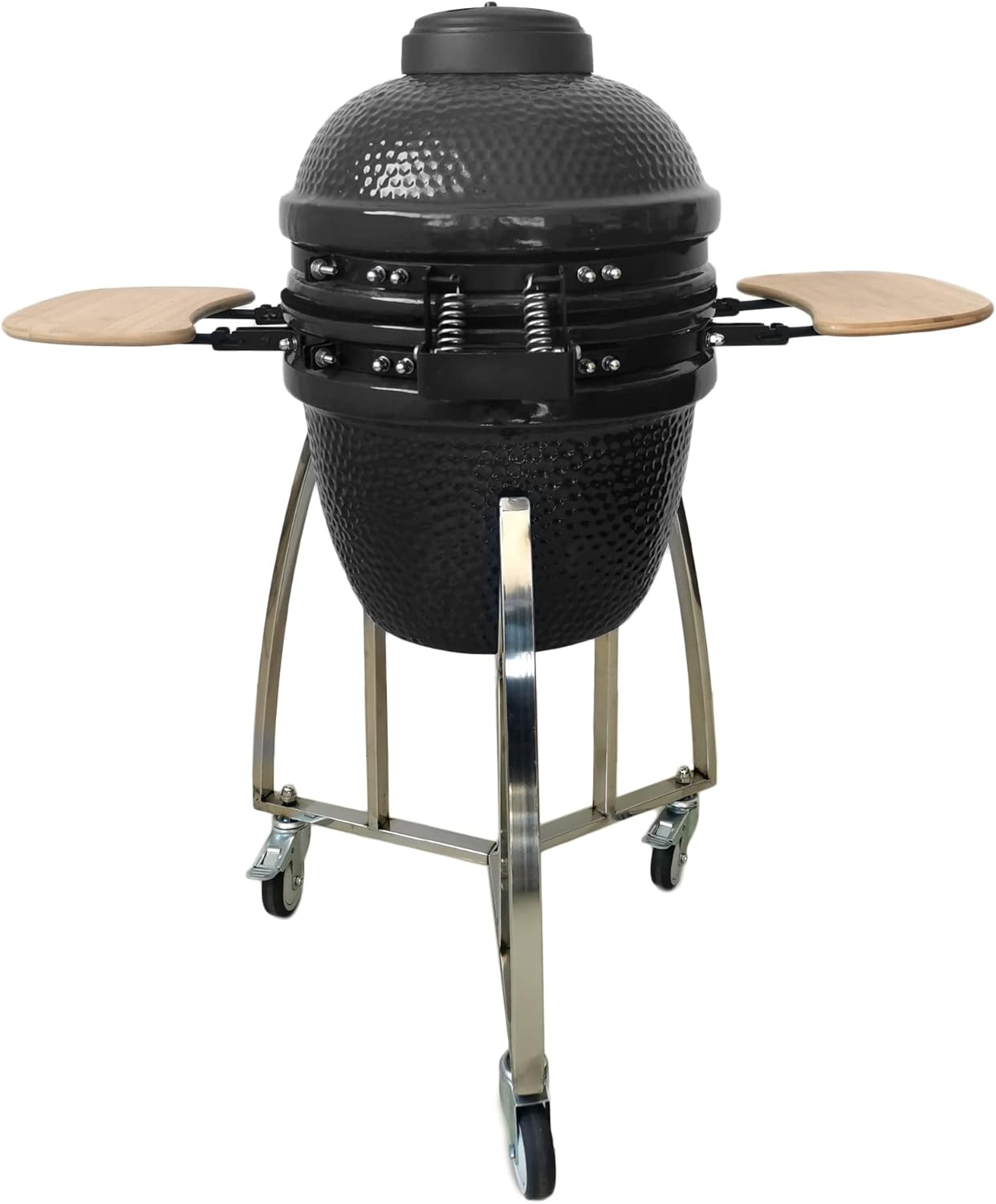 Lifesmart 15 Kamado 6-in-1 Grill with Stainless Steel Cart T234
