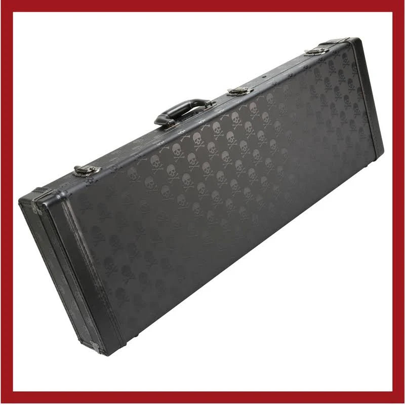 Coffin Skull Series Guitar Case with Black Velvet Interior M940983