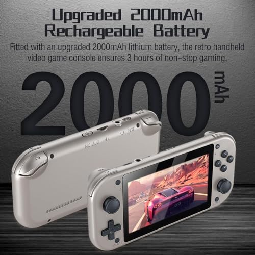 Retro Handheld Video Game Console - 4.3" IPS Screen, 64GB M312