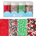 Sweets Indeed Christmas Sprinkles Mix 10.9 oz Holiday Blend O12924