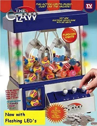 The Claw Electronic Candy Grabber Machine Arcade Game with LED Lights, Blue F39207