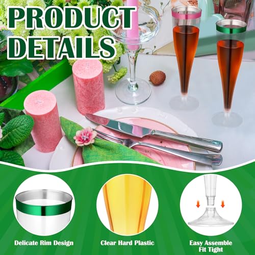 36 Pcs Plastic Champagne Flutes 4.5 oz Clear Toasting Glasses for Party V61372