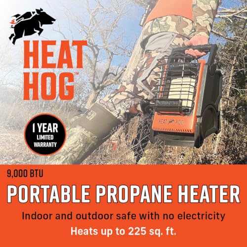 Heat Hog 9000 BTU Portable Propane Radiant Space Heater Y8820