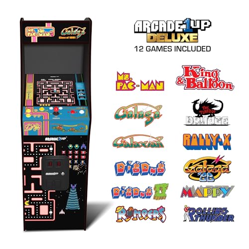 ARCADE1UP Class of 81’ Deluxe Arcade Machine for Home, 12 Classic Games H469517