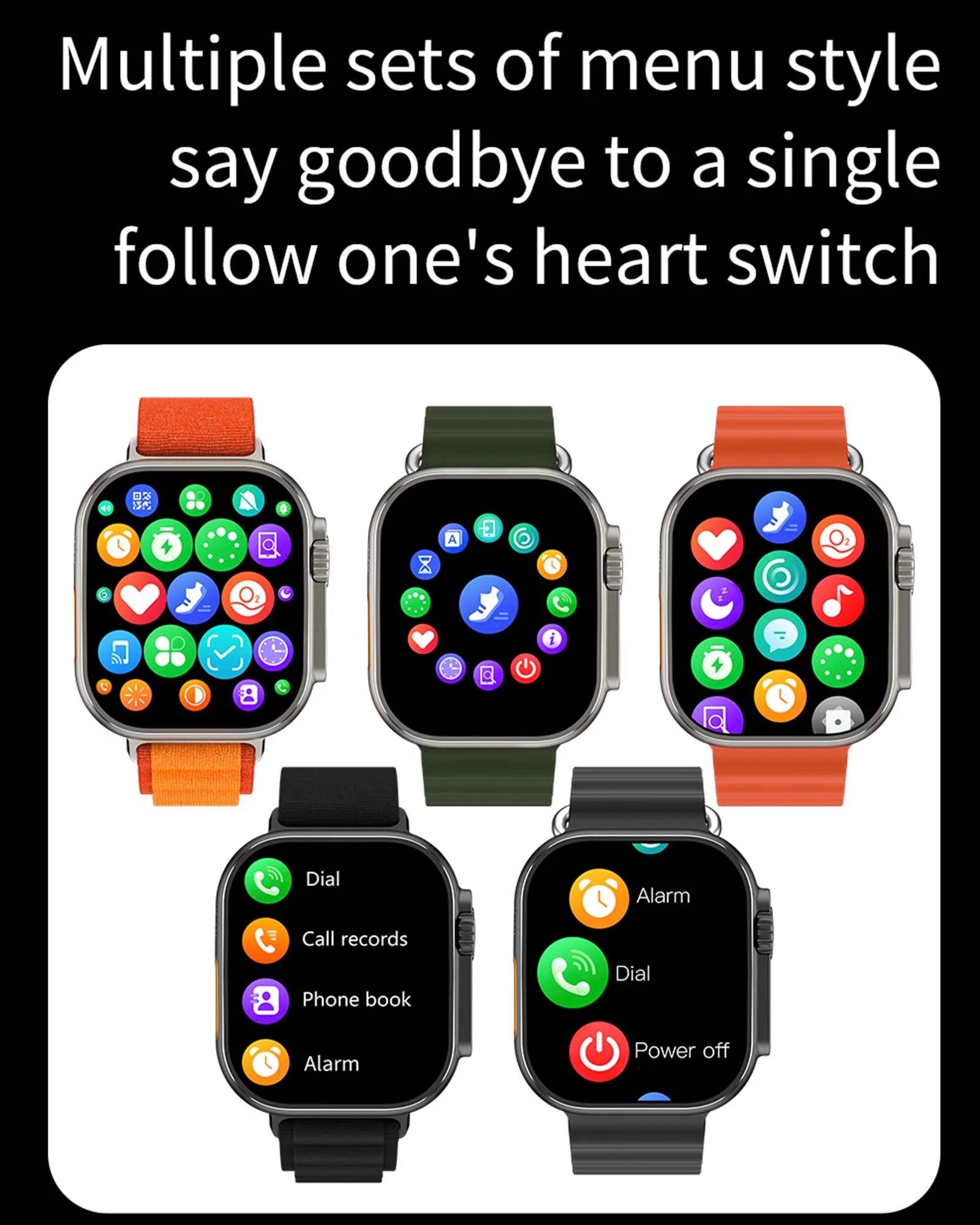 Ultra Smart Watch 2.1" Bluetooth Call IP68 Waterproof G360