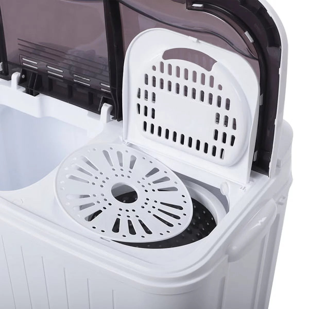 ZOKOP XPB35-ZK35 Semi-automatic Washing Machine with Gray Cover O68646