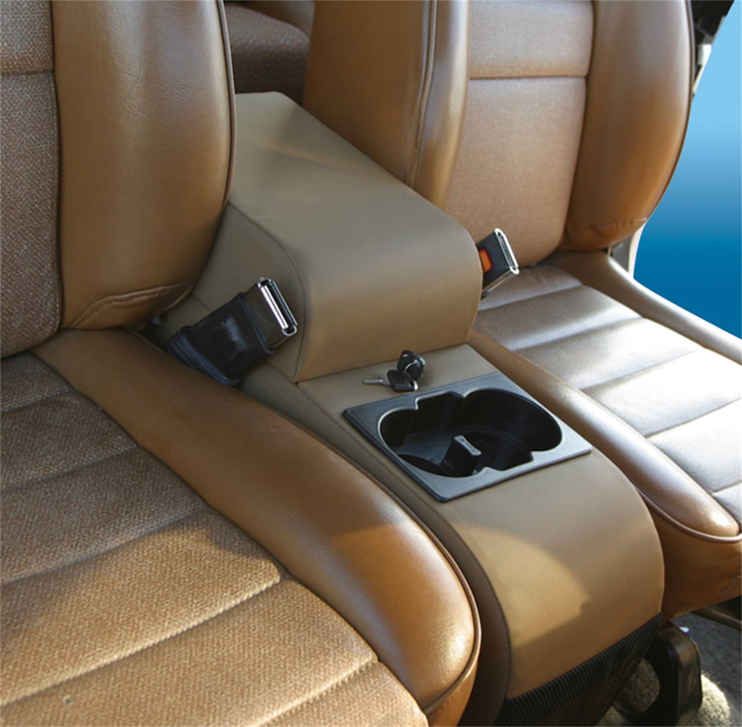 Vertically DRIVEN Products 32001 Padded Center CONSOLE, Black