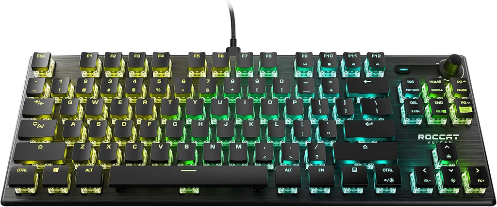 ROCCAT Vulcan Pro Tactile Optical PC Gaming Keyboard, Titan Switch, Full Size, Black C7970