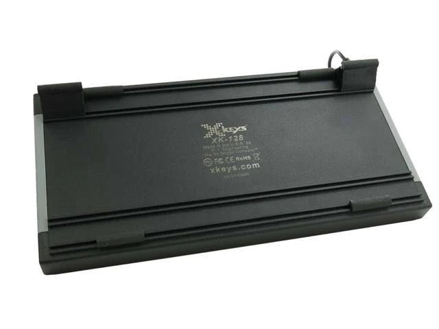 X-Keys XK-128 128-Key Customizable USB Keyboard with Blue and Red Backlighting F159