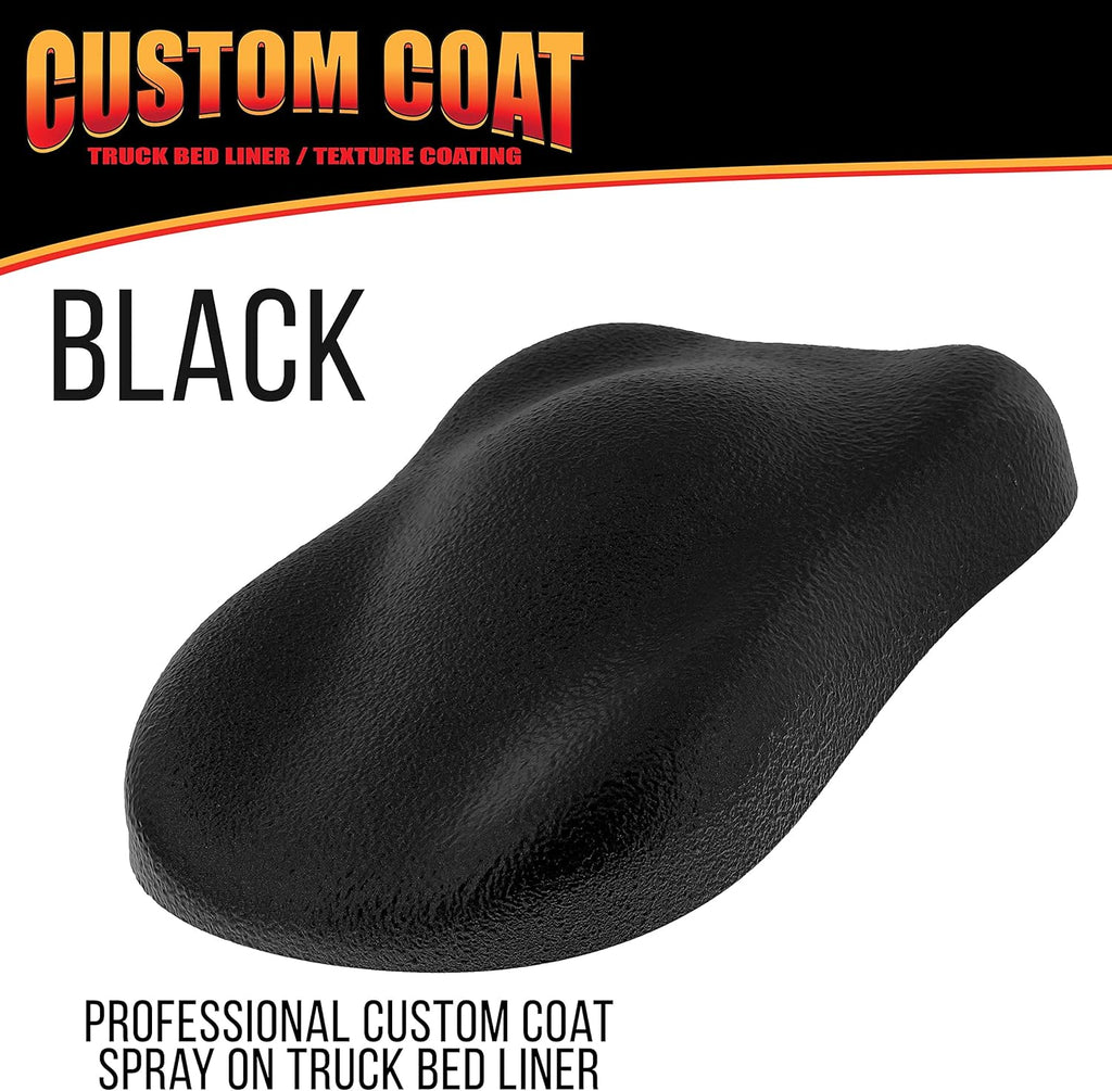 Custom Coat Black 1 Gallon Urethane Spray-On Truck Bed Liner Kit S930378