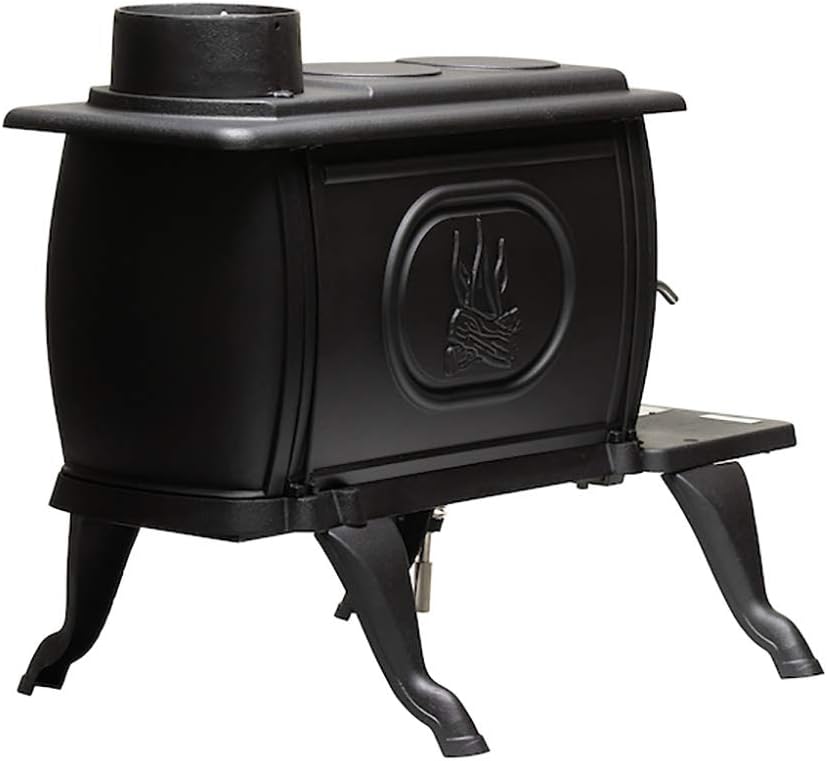 US Stove US1269E 900 Sq. Ft. Log Wood Cast Iron Stove B879