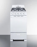 Summit, 20" Wide Gas Range