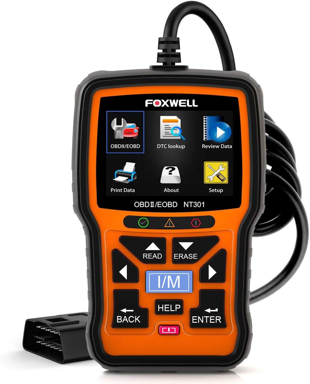 FOXWELL NT301 OBD2 Scanner Professional Mechanic OBDII Diagnostic Code Reader Tool for Check Engine Light