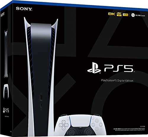 Sony PlayStation 5 Digital Edition 825GB Gaming Console with Wireless Controller Q603