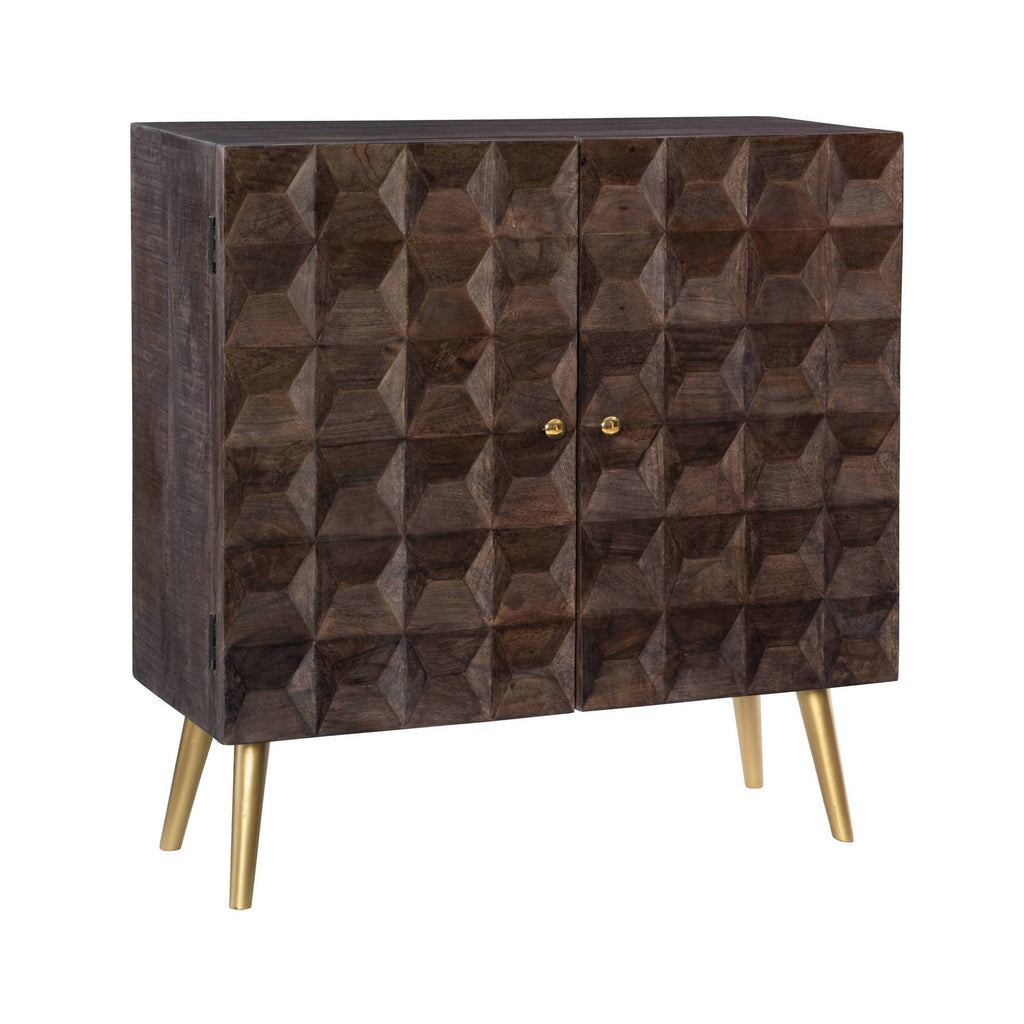 Tandy 2 Door Cabinet Brown - Powell Company