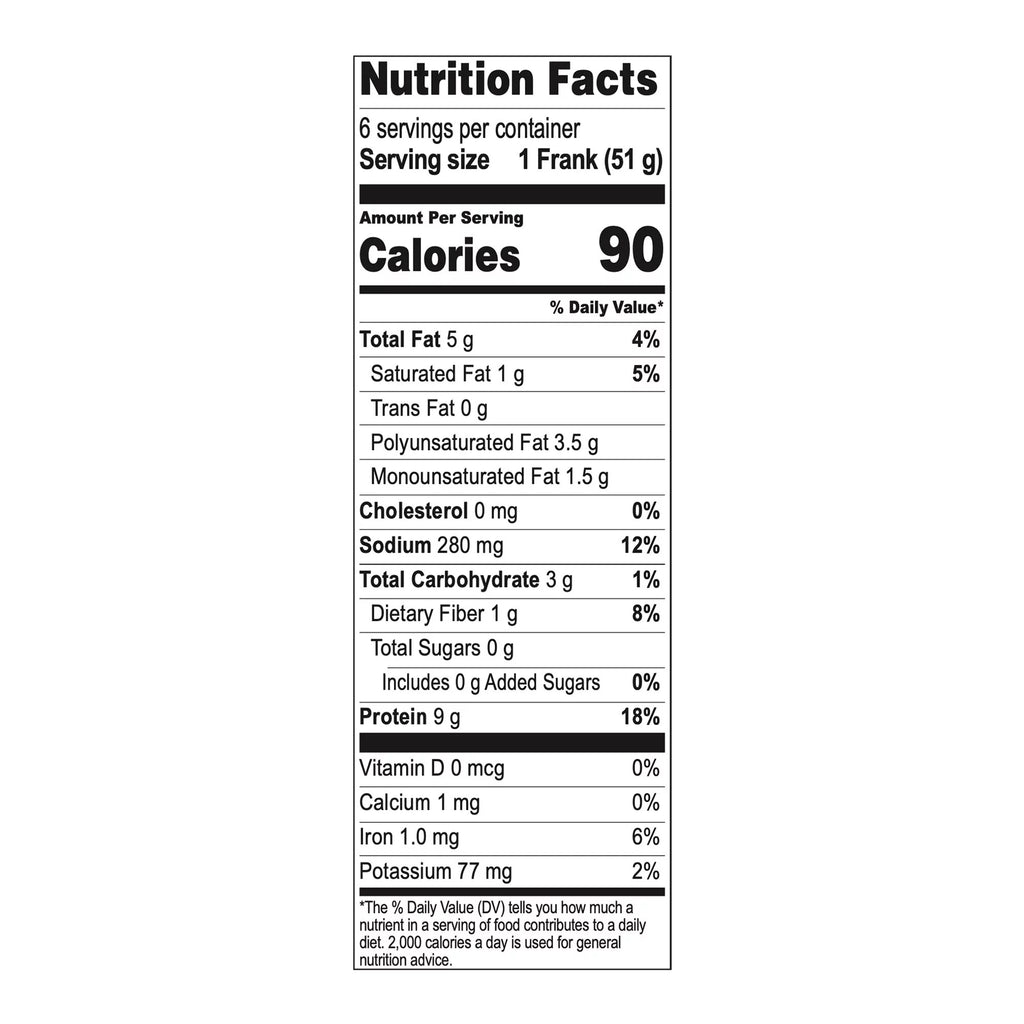 Loma Linda Big Franks 15 oz. Pack of 6 W9455