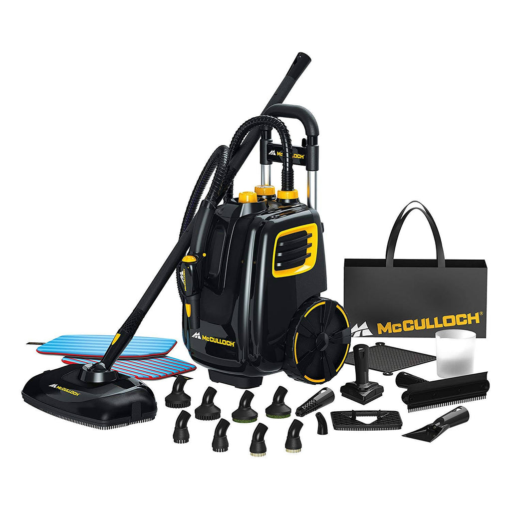 McCulloch MC1385 Deluxe Canister Steam System, Black T343779