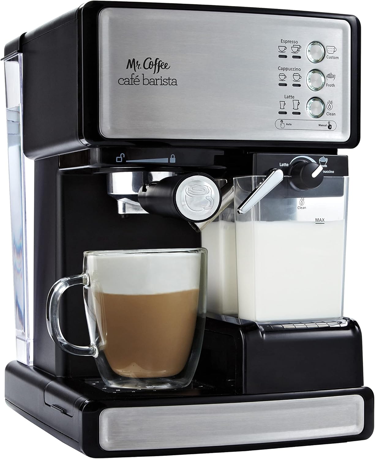 Mr. Coffee Café Barista Espresso and Cappuccino Maker, Silver O439