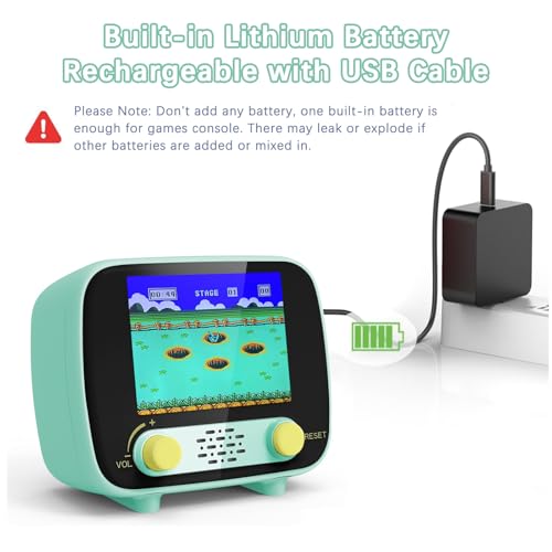 Mini Arcade Machine, Retro Handheld Console with 156 Classic Games C832