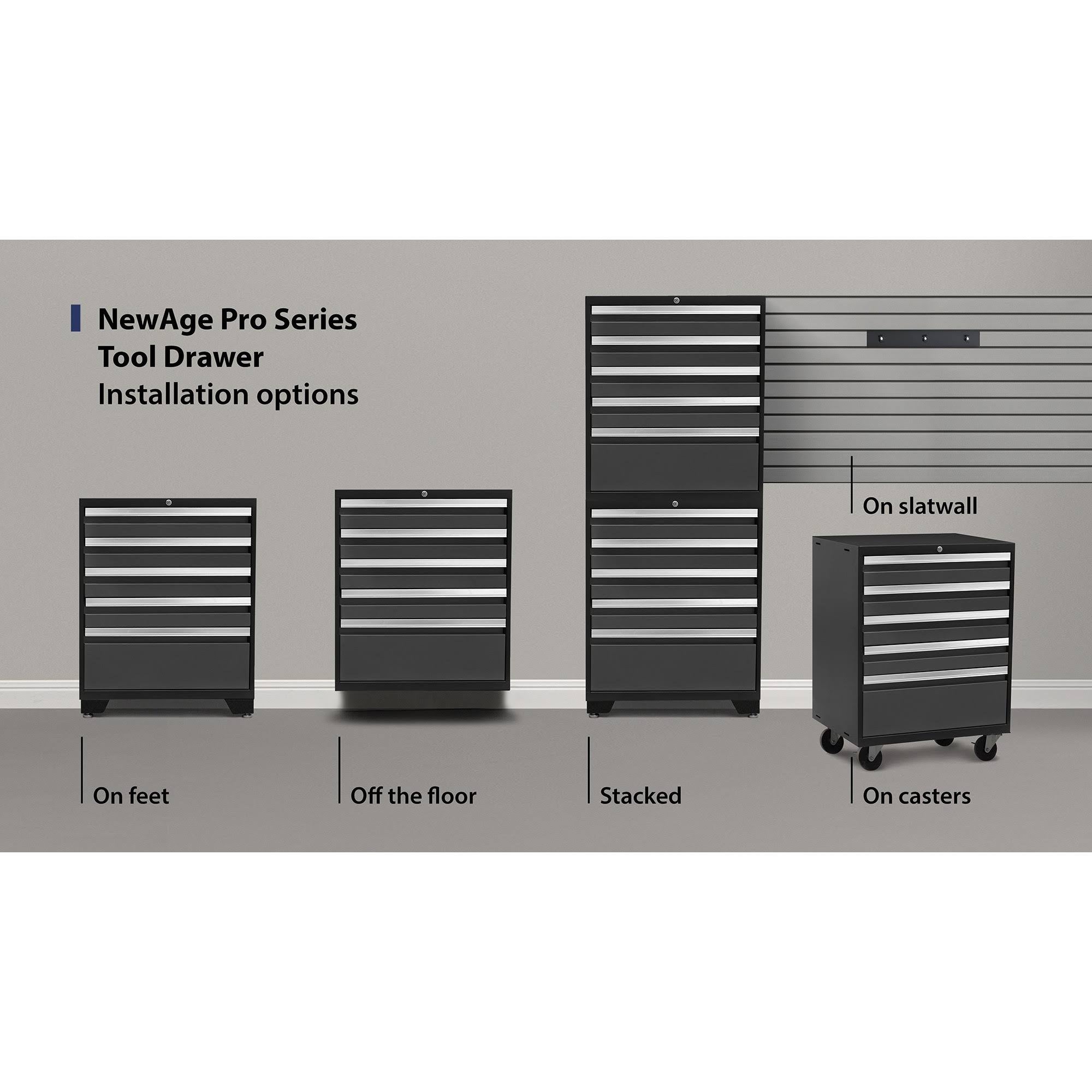 NewAge Products Pro 3.0 Series 5-Drawer Tool Cabinet I4454