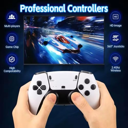 Retro Gaming Console with Dual Controllers, HDMI Output R4517