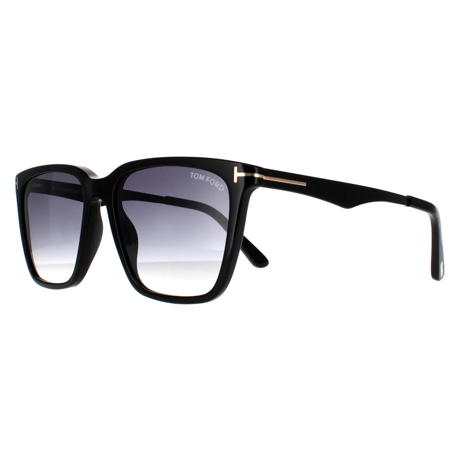 Tom Ford Garrettt Smoke Gradient Square Sunglasses FT0862 01B 56 Y783978
