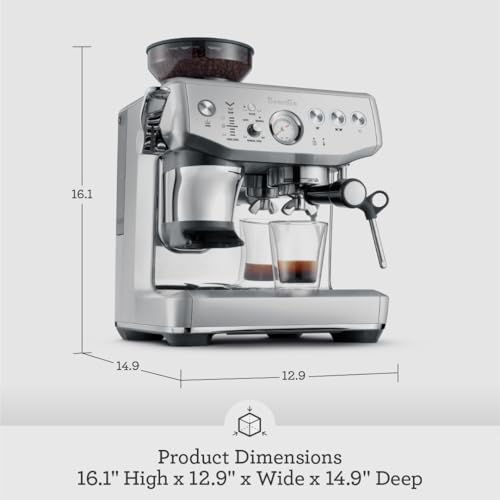 Breville Barista Express Impress Espresso Machine BES876BSS A876581