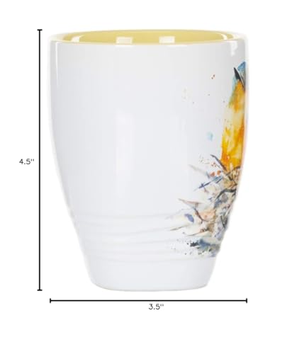 Dean Crouser Cardinal Watercolor Stoneware Mug 16 oz N1410