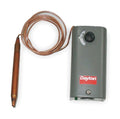Dayton Line Volt Mechanical Tstat for Heating/Cooling, 24 to 600VAC - 2NNR7