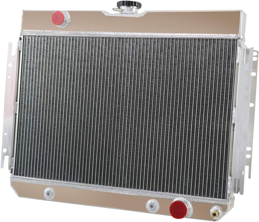 ALLOYWORKS 3 Row Core All Aluminum Radiator for 1963-1968 Chevy Impala Chevelle Camino Q509