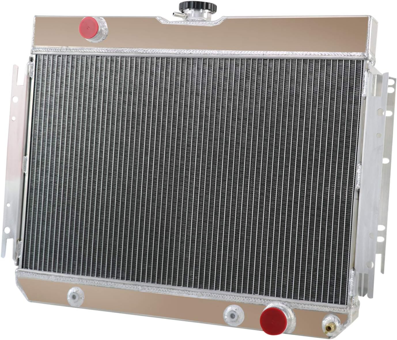 ALLOYWORKS 3 Row Core All Aluminum Radiator for 1963-1968 Chevy Impala Chevelle Camino Q509