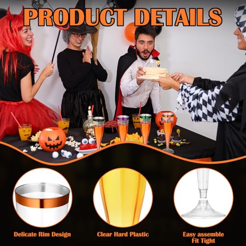 36 Pcs Plastic Champagne Flutes 4.5 oz Clear Toasting Glasses for Party V61372