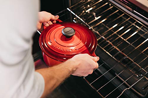 Le Creuset Enameled Cast Iron Signature Round Dutch Oven, 5.5 qt., Cerise K9543