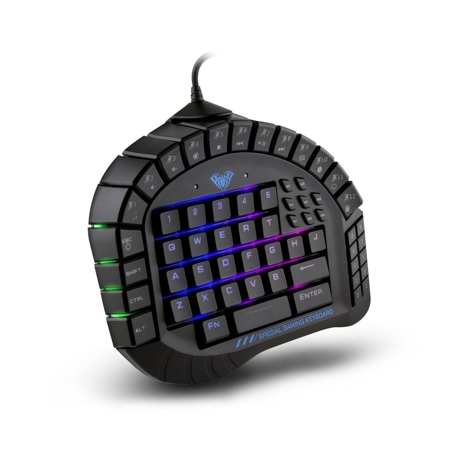 Aula Excalibur Master One-Hand Gaming Keyboard RGB Backlight Mechanical P545