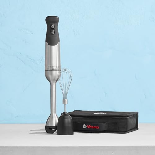 Vitamix 5-Speed Immersion Blender Bundle, Stainless Steel/Black J9880